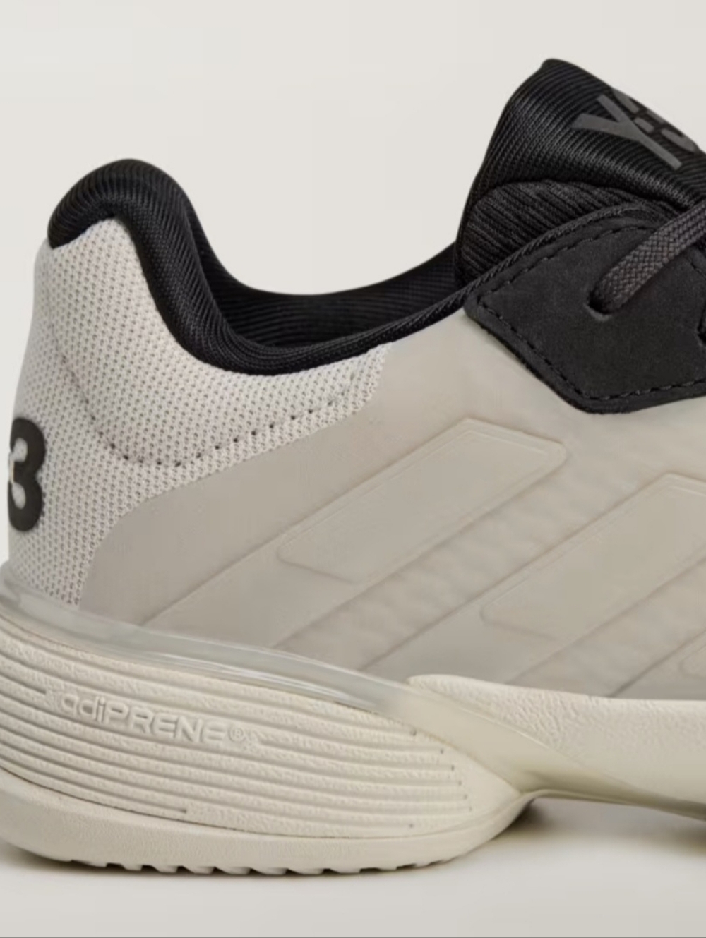 Adidas Y-3 Barricade Tennis Shoes GS Kids Size 3 Orbit Gray Black - Picture 13 of 13